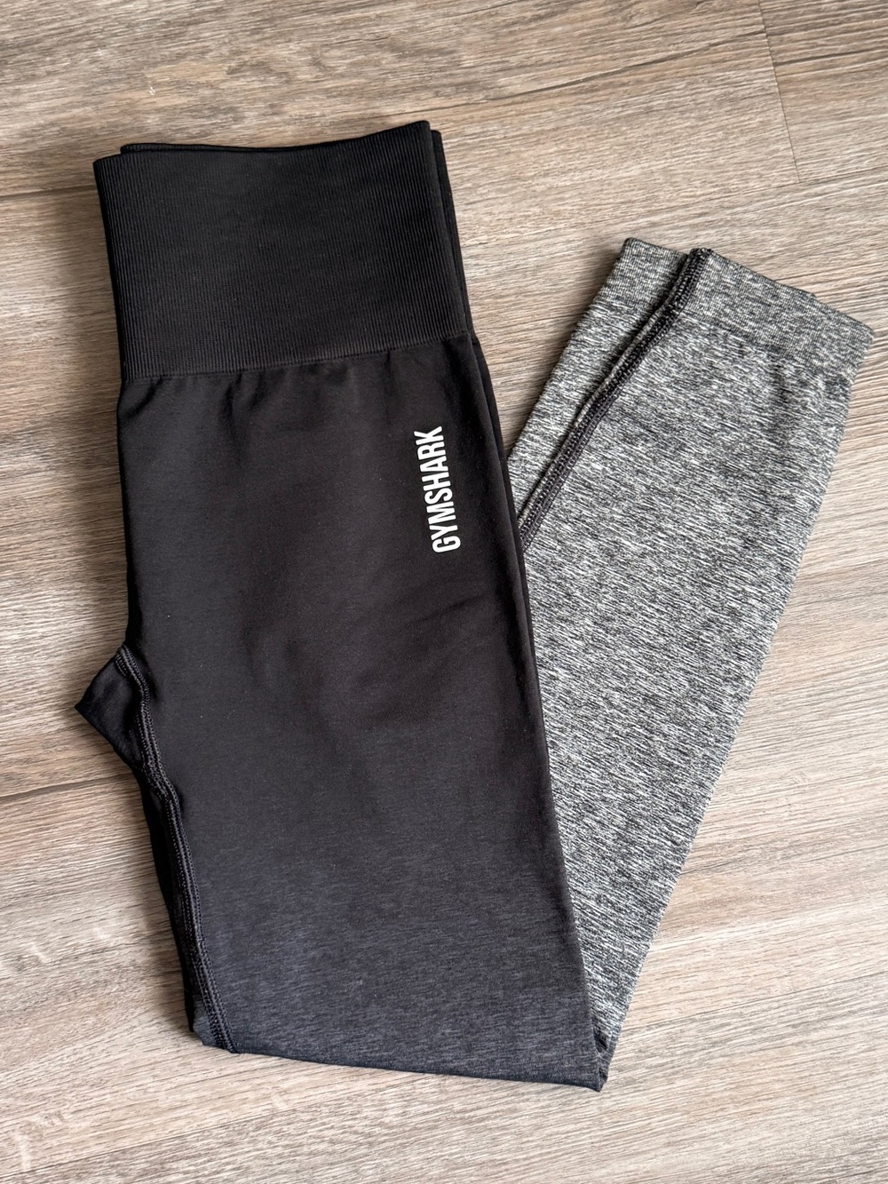 Gymshark Black and Gray Ombre Women’s Leggings